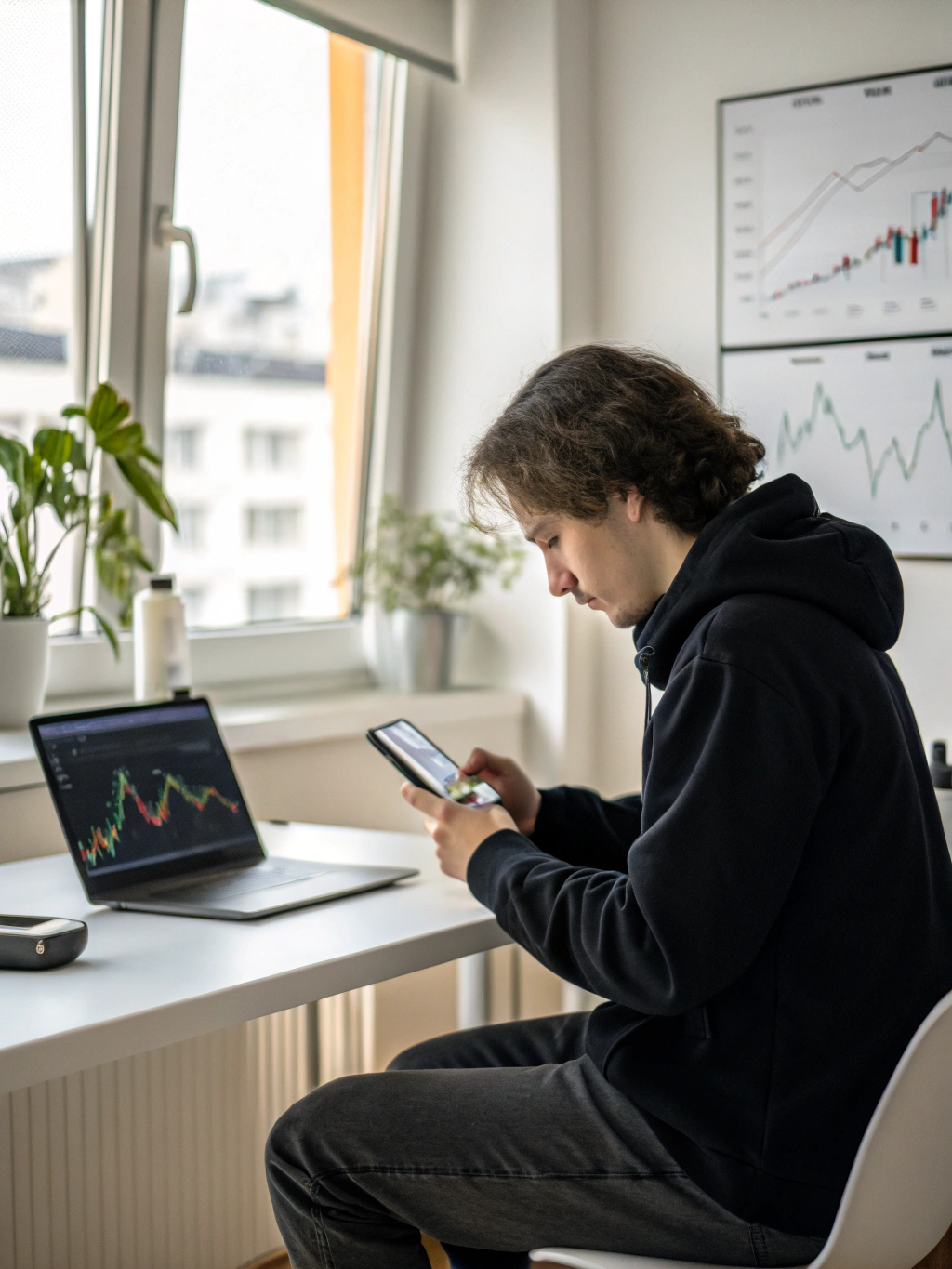 Cryptocurrency exchange platform dashboard
