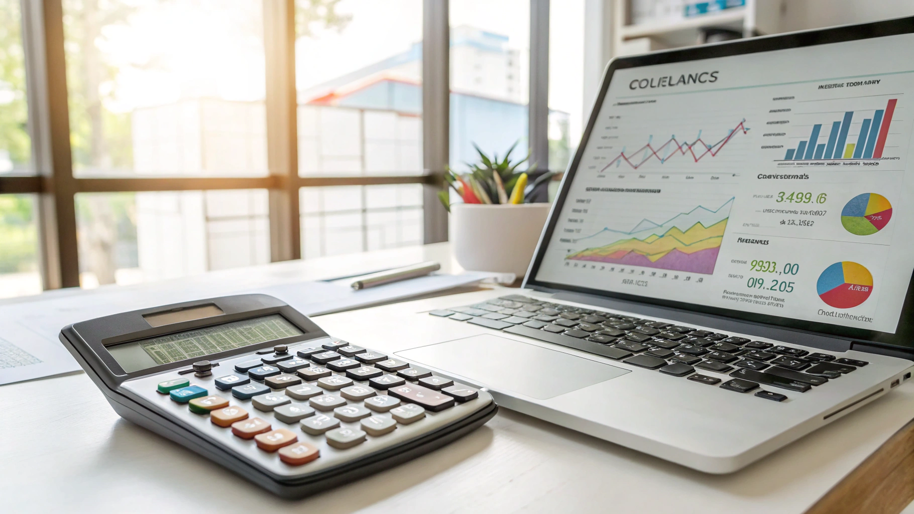 Loan calculator showing amortization schedule and interest