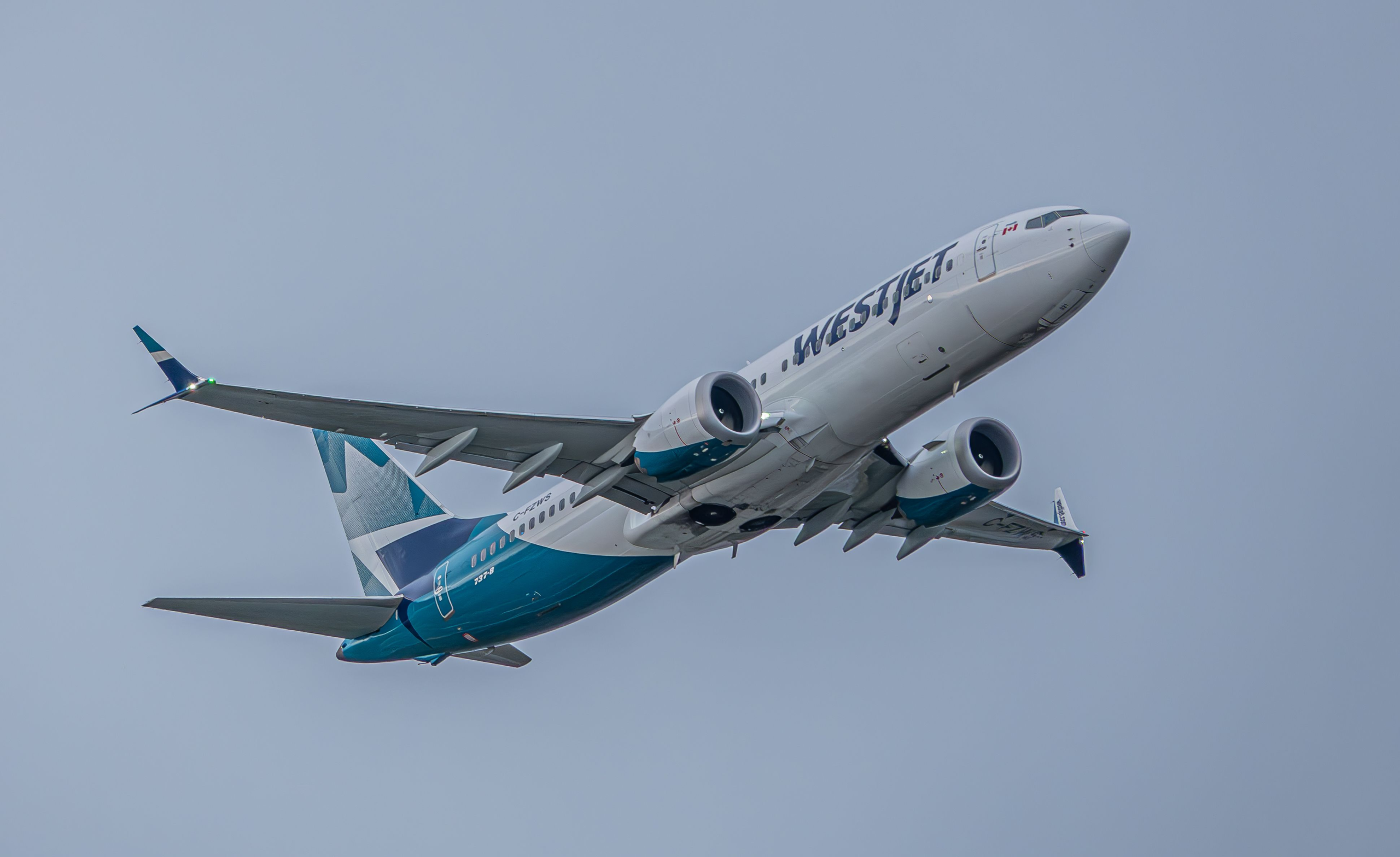 flying onboard westjet airlines