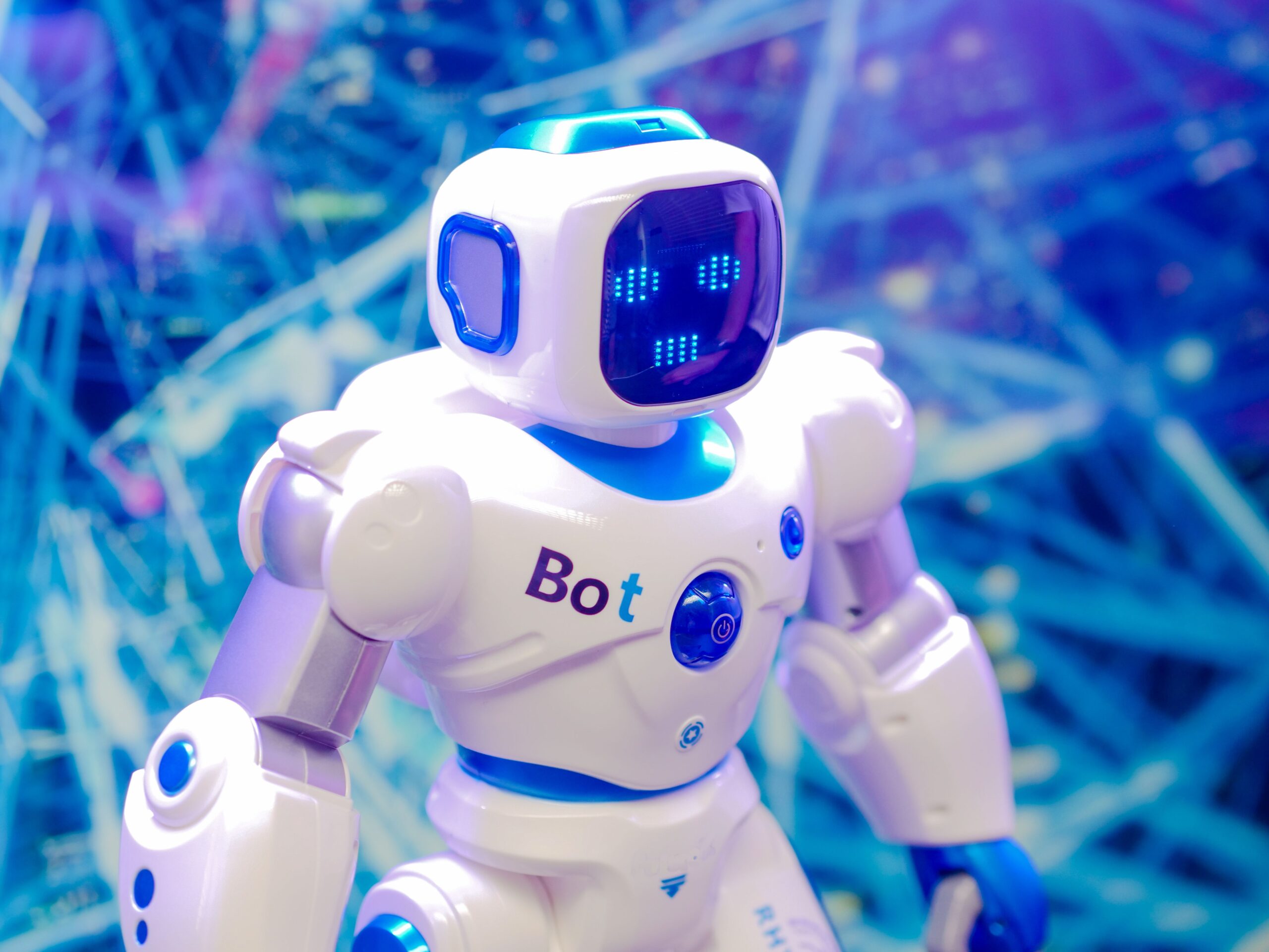 a modern day high tech robot